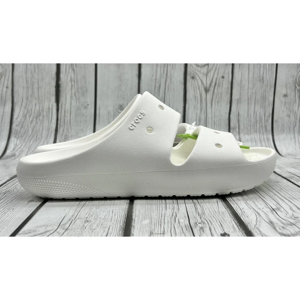 Crocs‎ Classic Sandal V2 White Size 13 209403-100 New Without Box